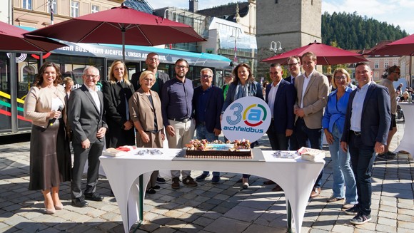 Jubiläumsfest 30 Jahre Aichfeldbus, 40 Jahre Umweltreferat und 20 Jahre e5