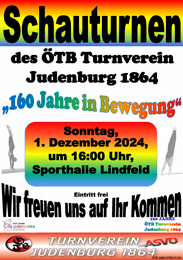JUL-Schauturnen - Jubiläum 160 Jahre ÖTB Turnverein
