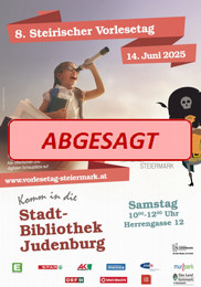 ABGESAGT: Stadtbibliothek - 8. Steir. Vorlesetag
