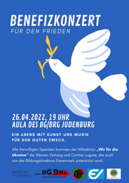 Benefizkonzert für den Frieden - BG/BRG Judenburg