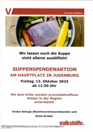 Suppenspendenaktion der Volkshilfe