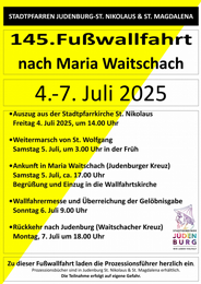 145. Fußwallfahrt nach Maria Waitschach