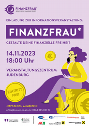 Infoveranstaltung FINANZFRAU*