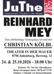 Reinhard Mey - Eine ehrfürchtige Verneigung von und mit Christian Kölbl