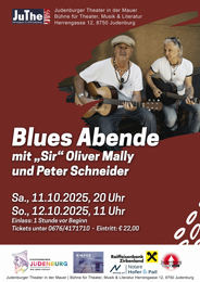 Blues Abend mit 'Sir' Oliver Mally und Peter Schneider