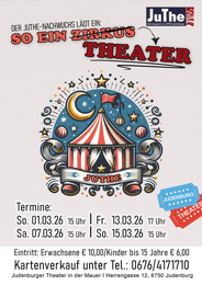Der JuThe-Nachwuchs lädt ein: So Ein Z̶i̶r̶k̶u̶s̶ Theater