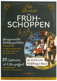 Frühschoppen beim Cafe Grünhübl