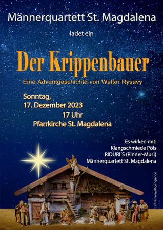 Männerquartett St. Magdalena 'Der Krippenbauer'