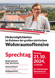 Die große steirische Wohnraumoffensive - Sprechtag im Sternenturm