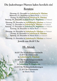 Hl. Abend in Judenburg St. Nikolaus