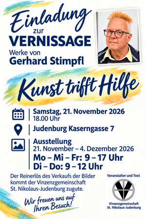 Flohmarkt und Vernissage - Vinzentgemeinschaft St. Nikolaus-Judenburg