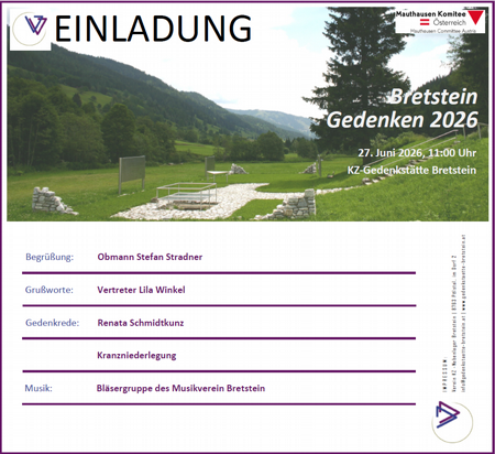 Bretstein Gedenken 2026